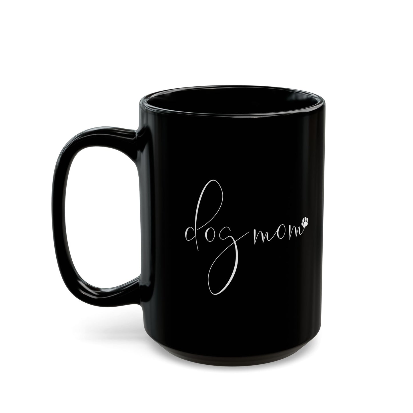 Dog Mom Black Mug - Perfect Gift for Pet Lovers