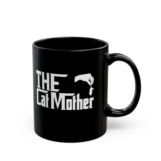 The Cat Mother Black Mug - Perfect Gift for Cat Lovers