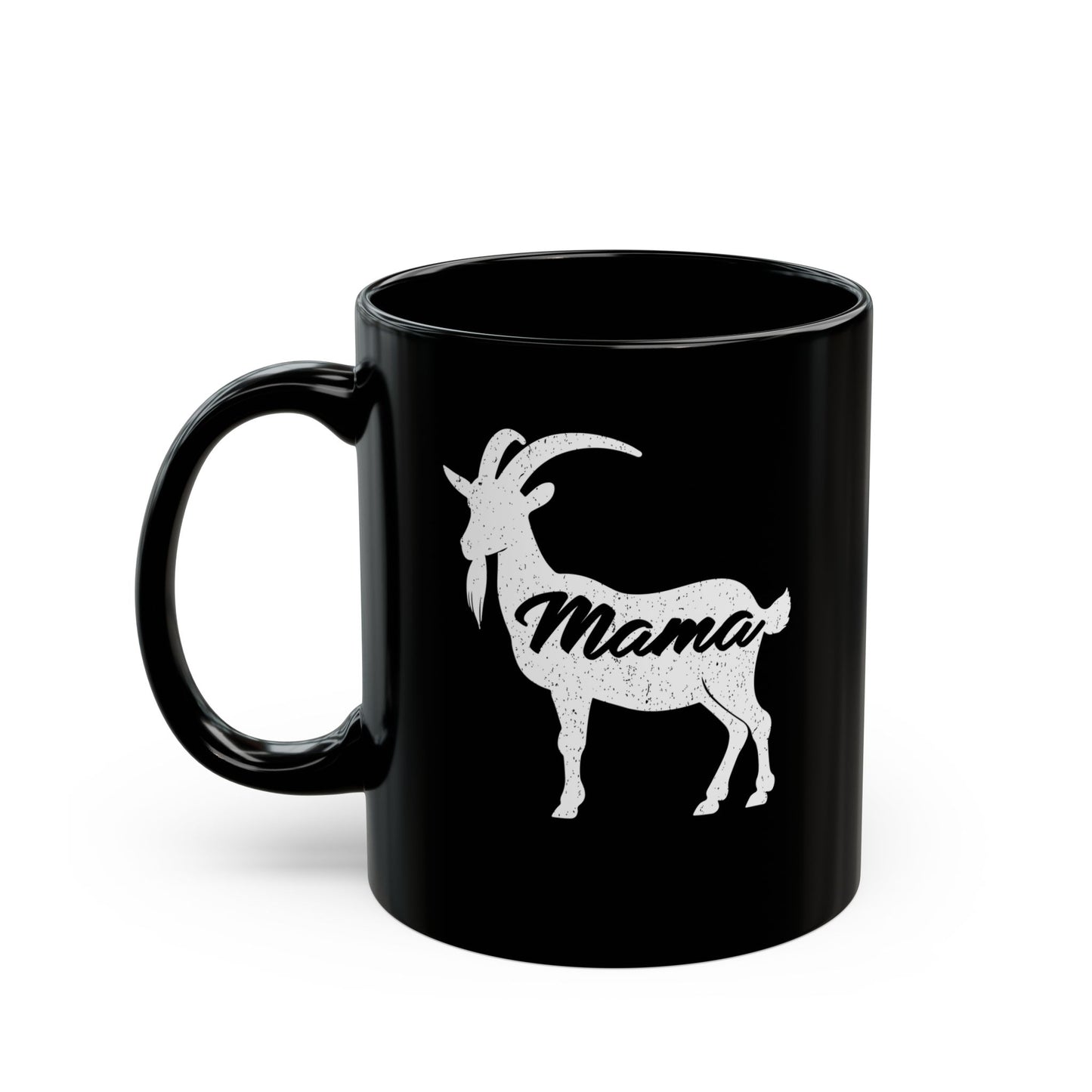 Funny Goat Mama Black Mug - Perfect Gift for Mothers and Animal Lovers