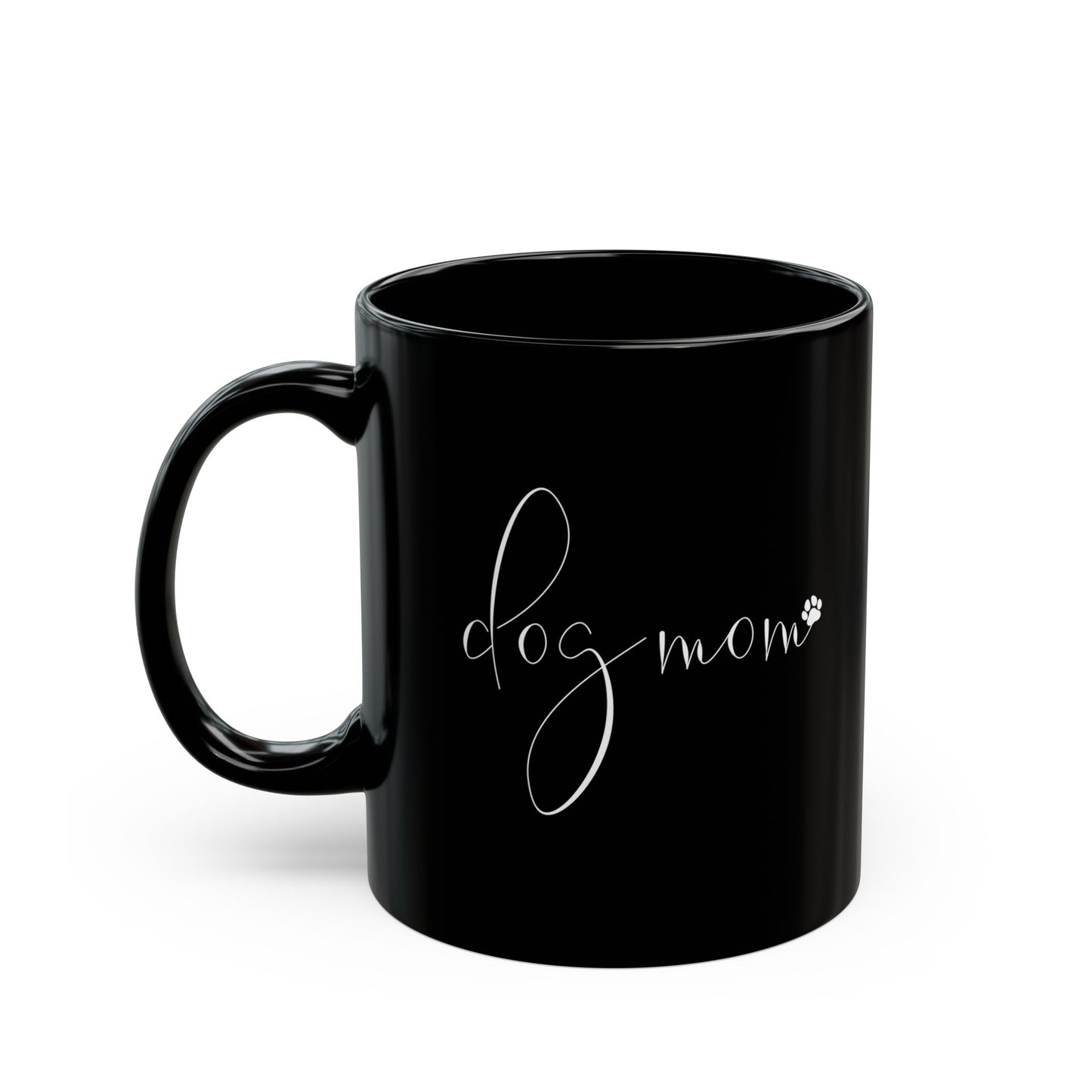 Dog Mom Black Mug - Perfect Gift for Pet Lovers