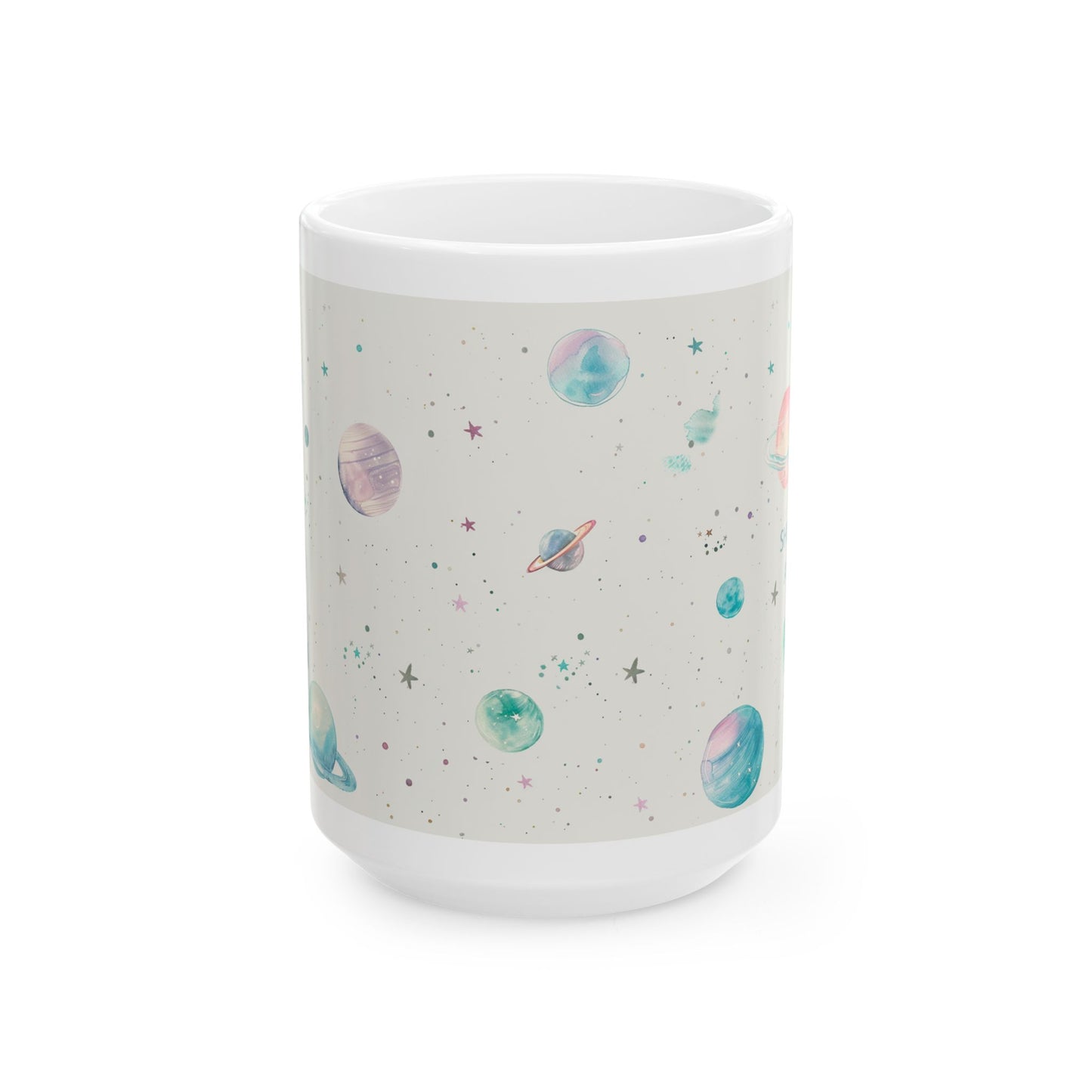 Capricorn Cosmic Planet Ceramic Mug - 11oz & 15oz Zodiac Birthday