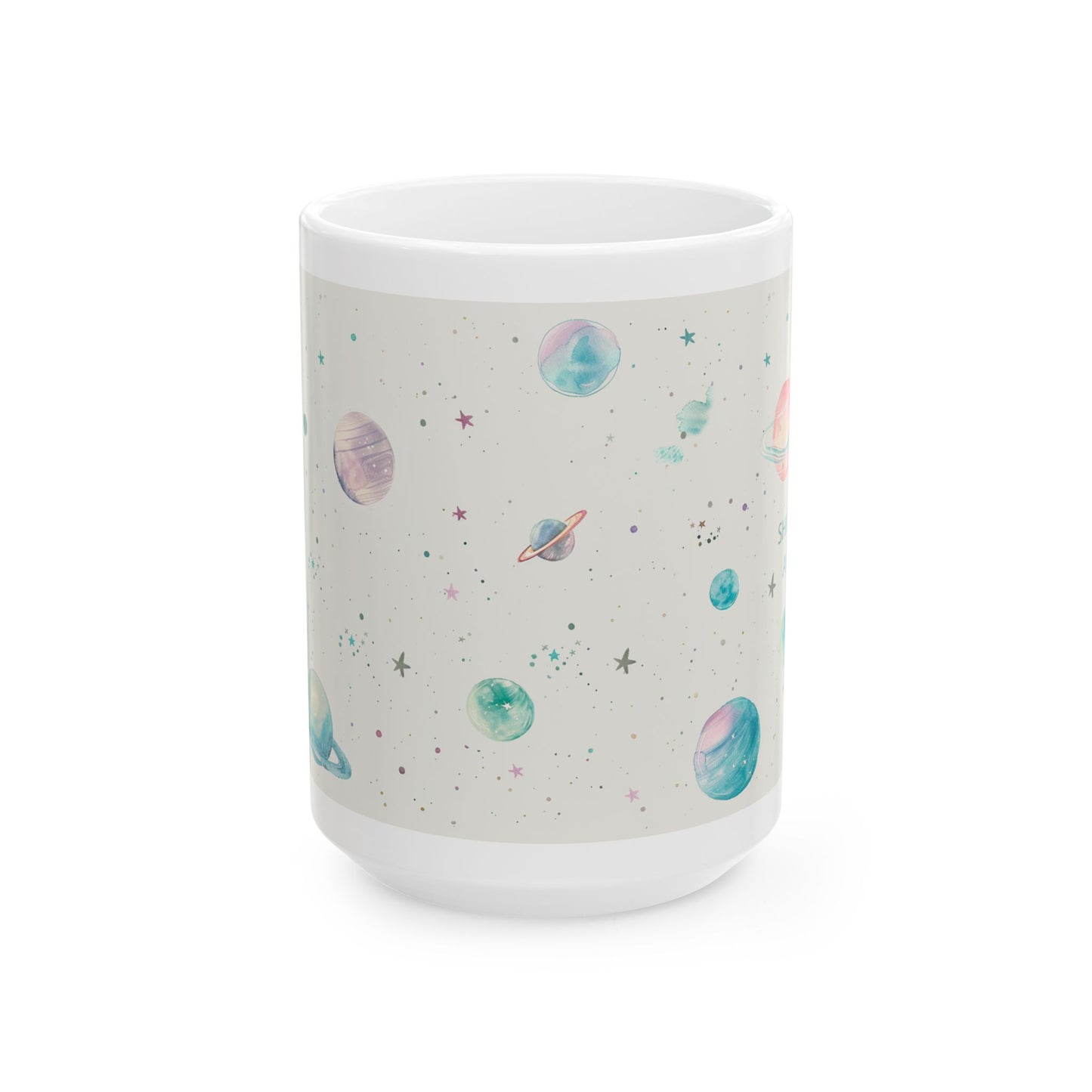 Leo Cosmic Planet Ceramic Mug - Zodiac Birthday