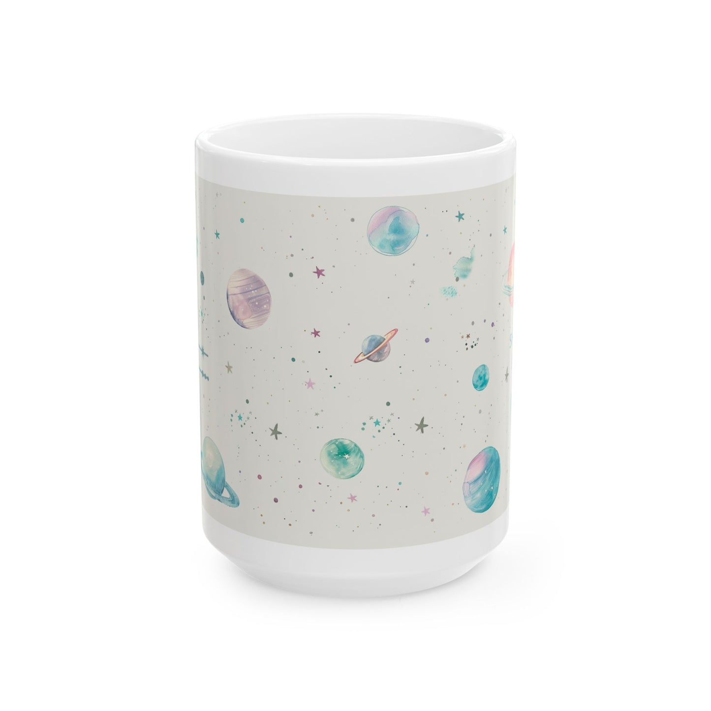 Libra Cosmic Planet Ceramic Mug - Zodiac Birthday