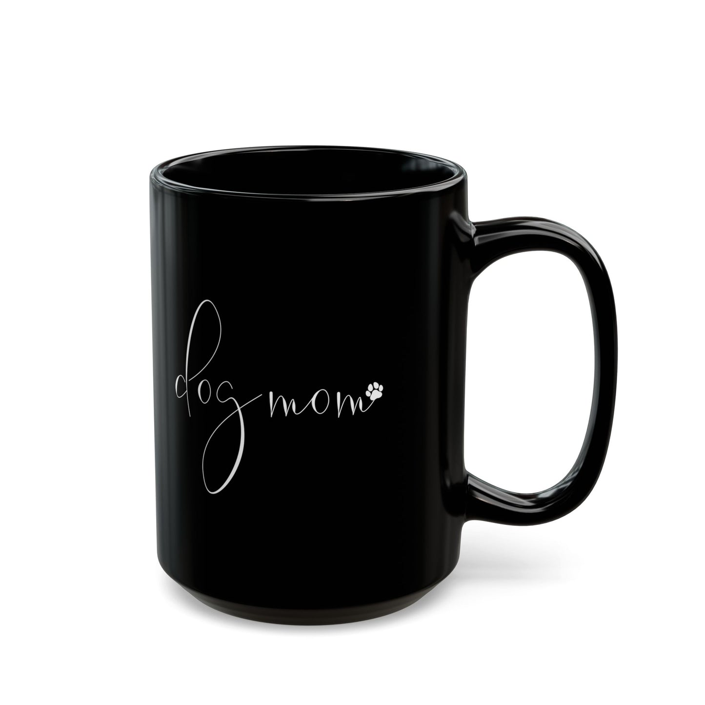 Dog Mom Black Mug - Perfect Gift for Pet Lovers