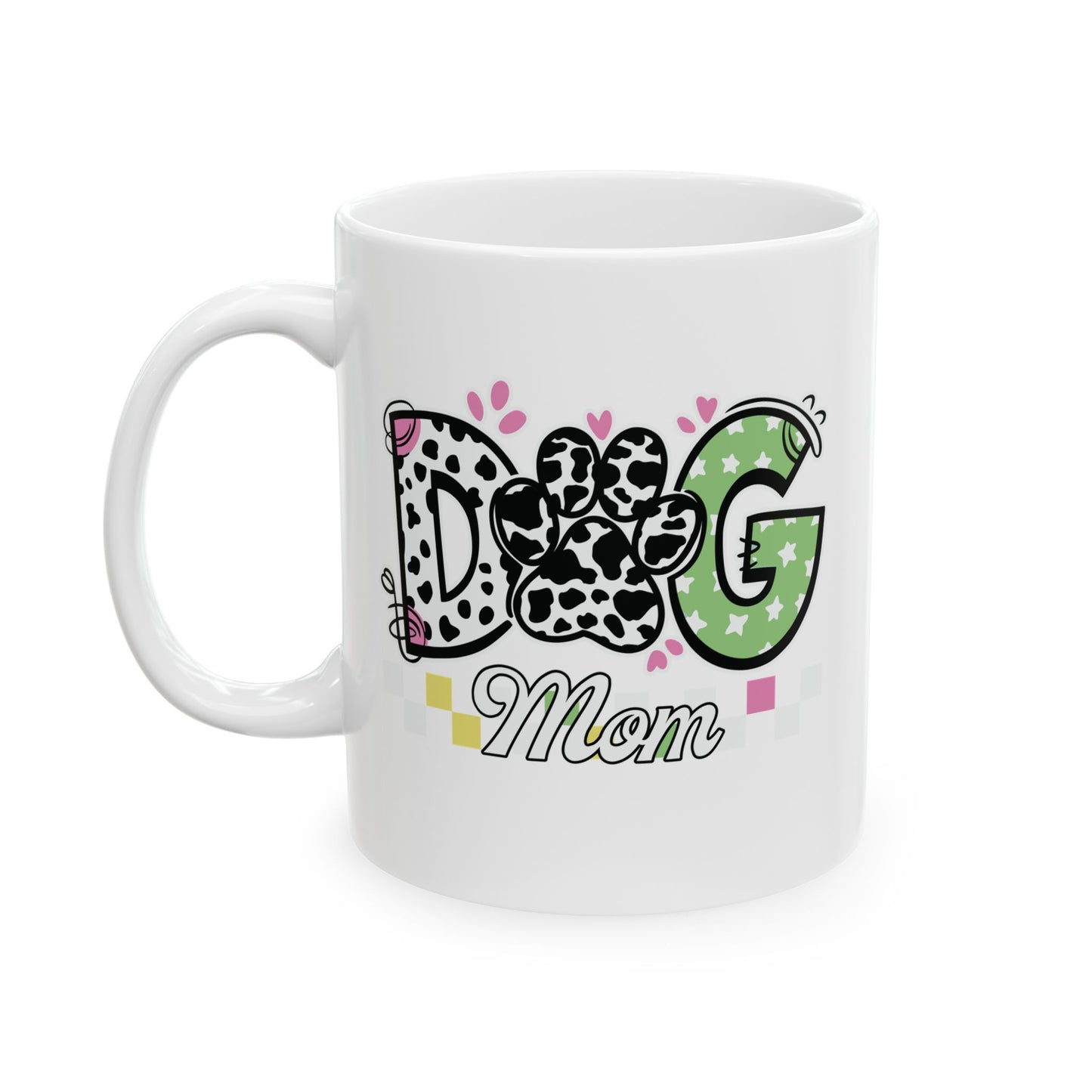 Dog Mom Ceramic Mug - Perfect Gift for Dog Lovers