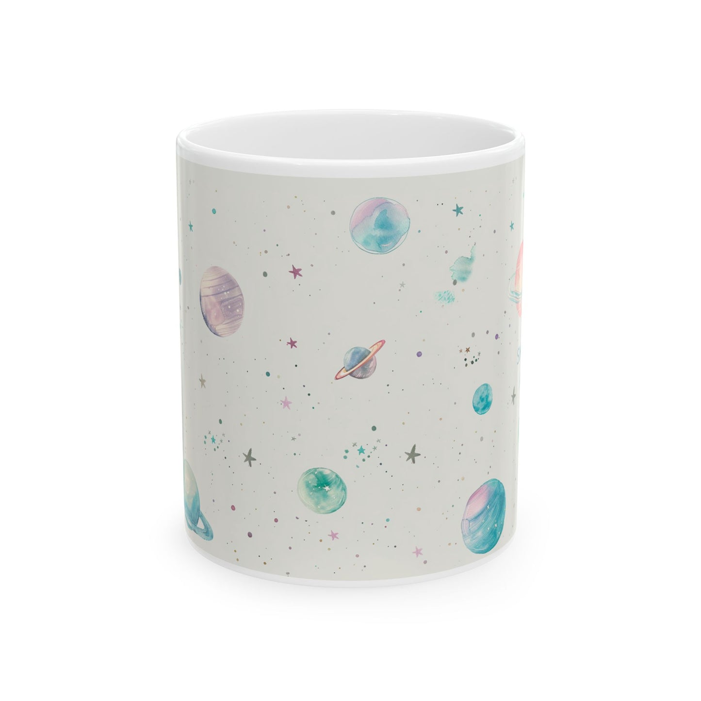 Capricorn Cosmic Planet Ceramic Mug - 11oz & 15oz Zodiac Birthday