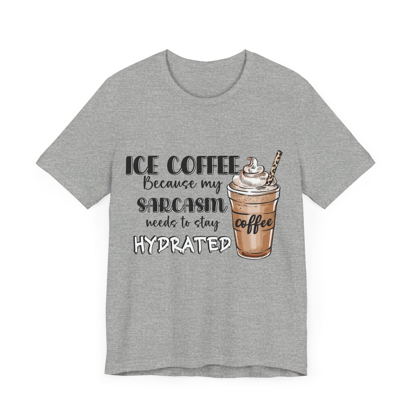 Humorous Ice Coffee T-Shirt - Perfect for Coffee Lovers